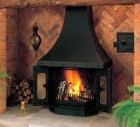 1800 model woodburning fireplace